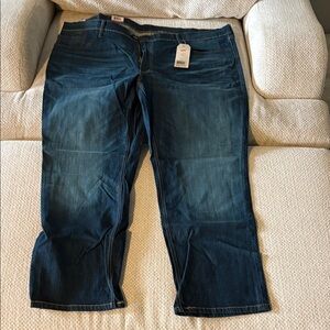 Levi's Men's Dark Blue Straight Leg Jeans
